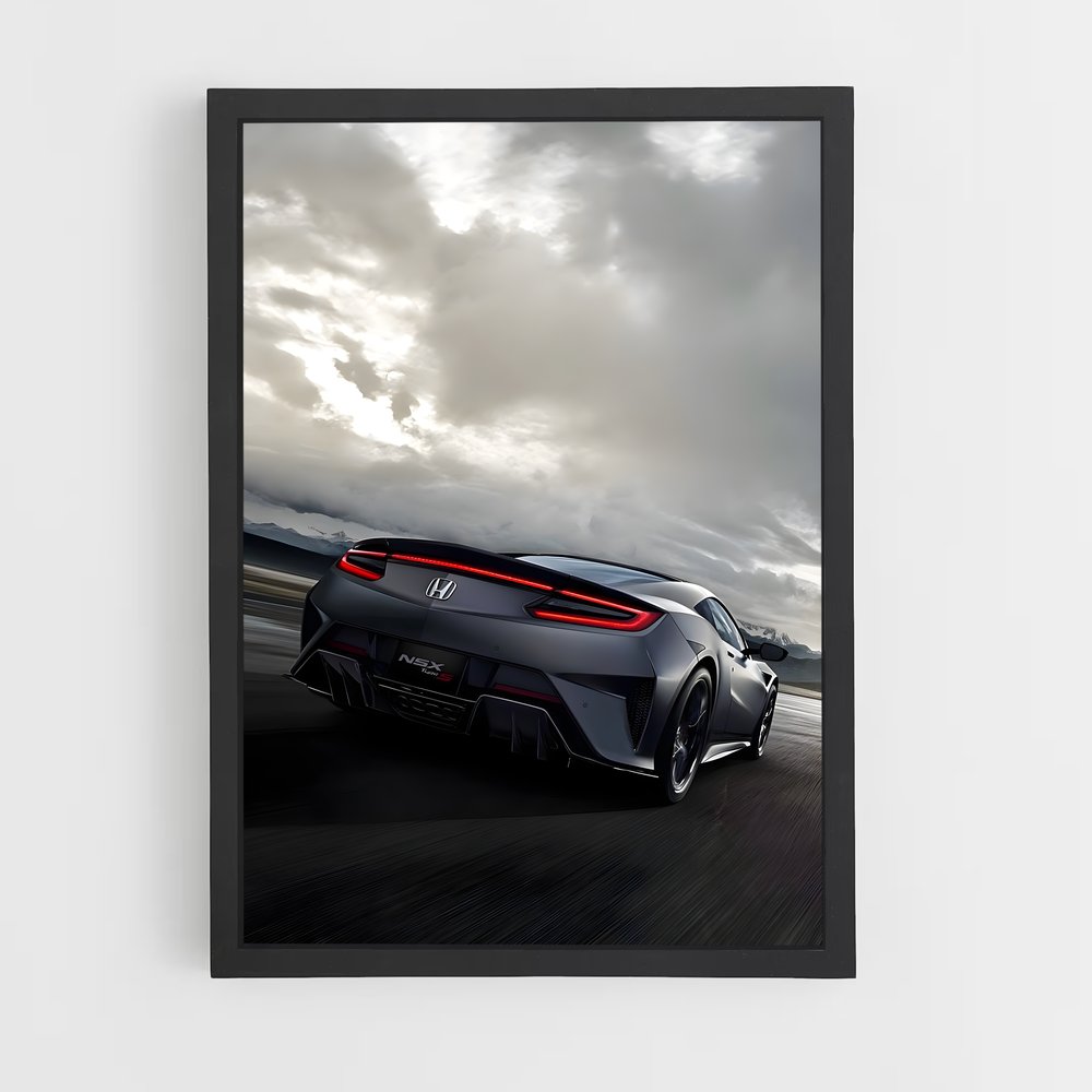Poster Nsx type motorsport – affiche Honda (vue 2)